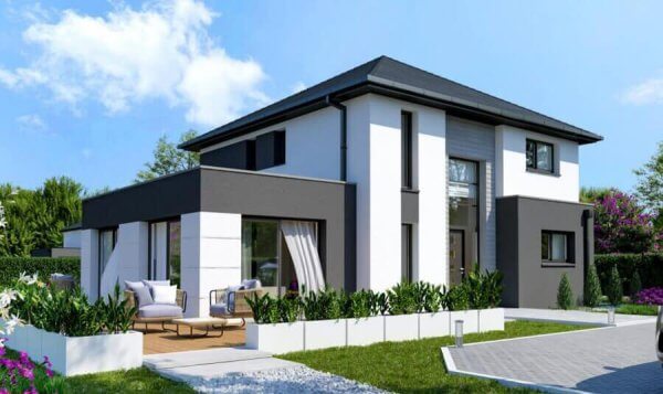 Maison R+1 contemporaine avec 3 chambres
