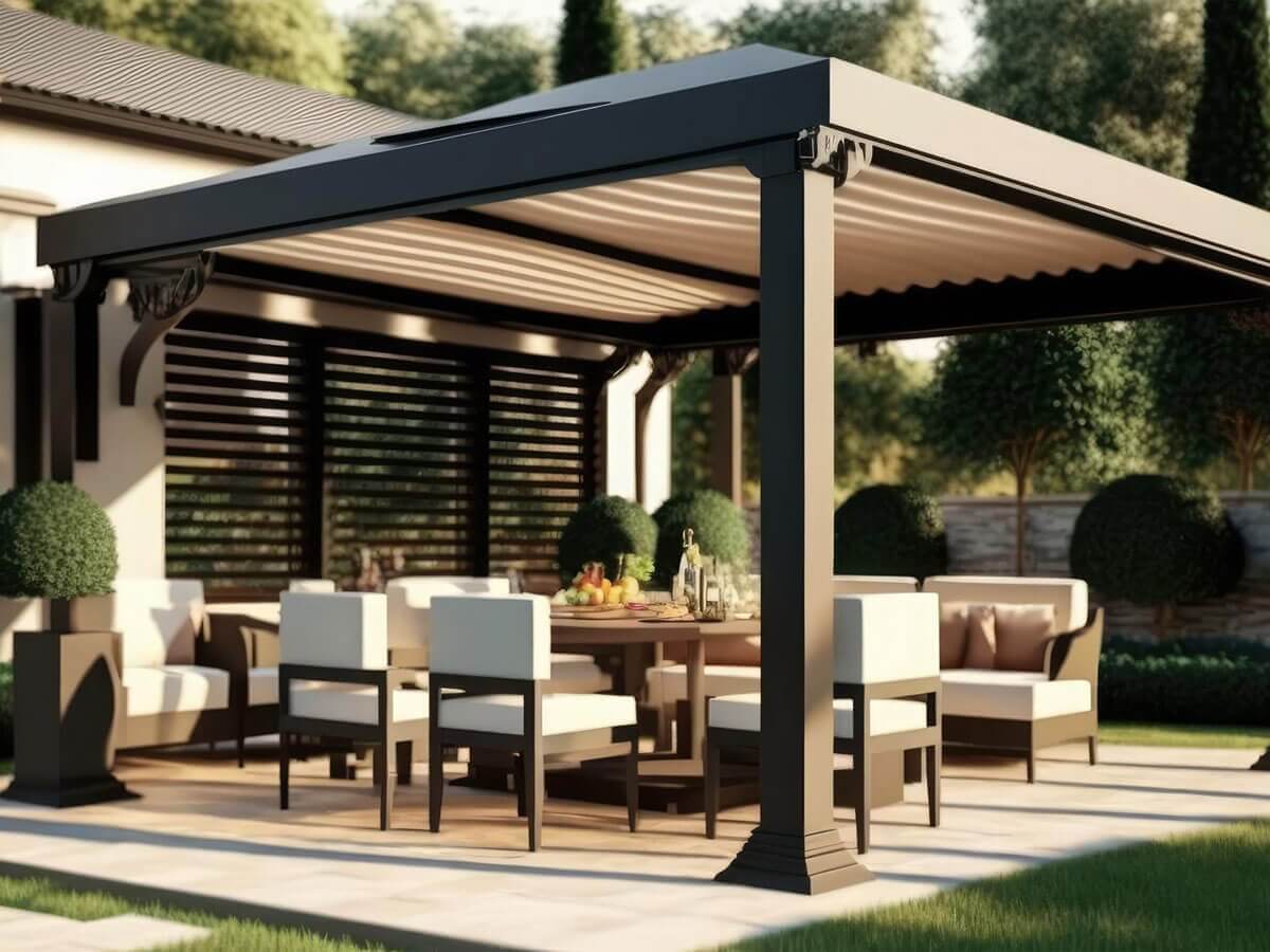 Pergola bioclimatique
