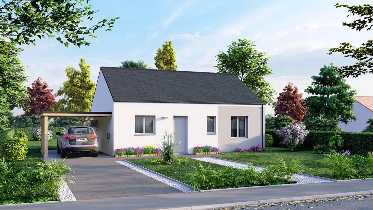 Maison 2 chambres contemporaine 63m²