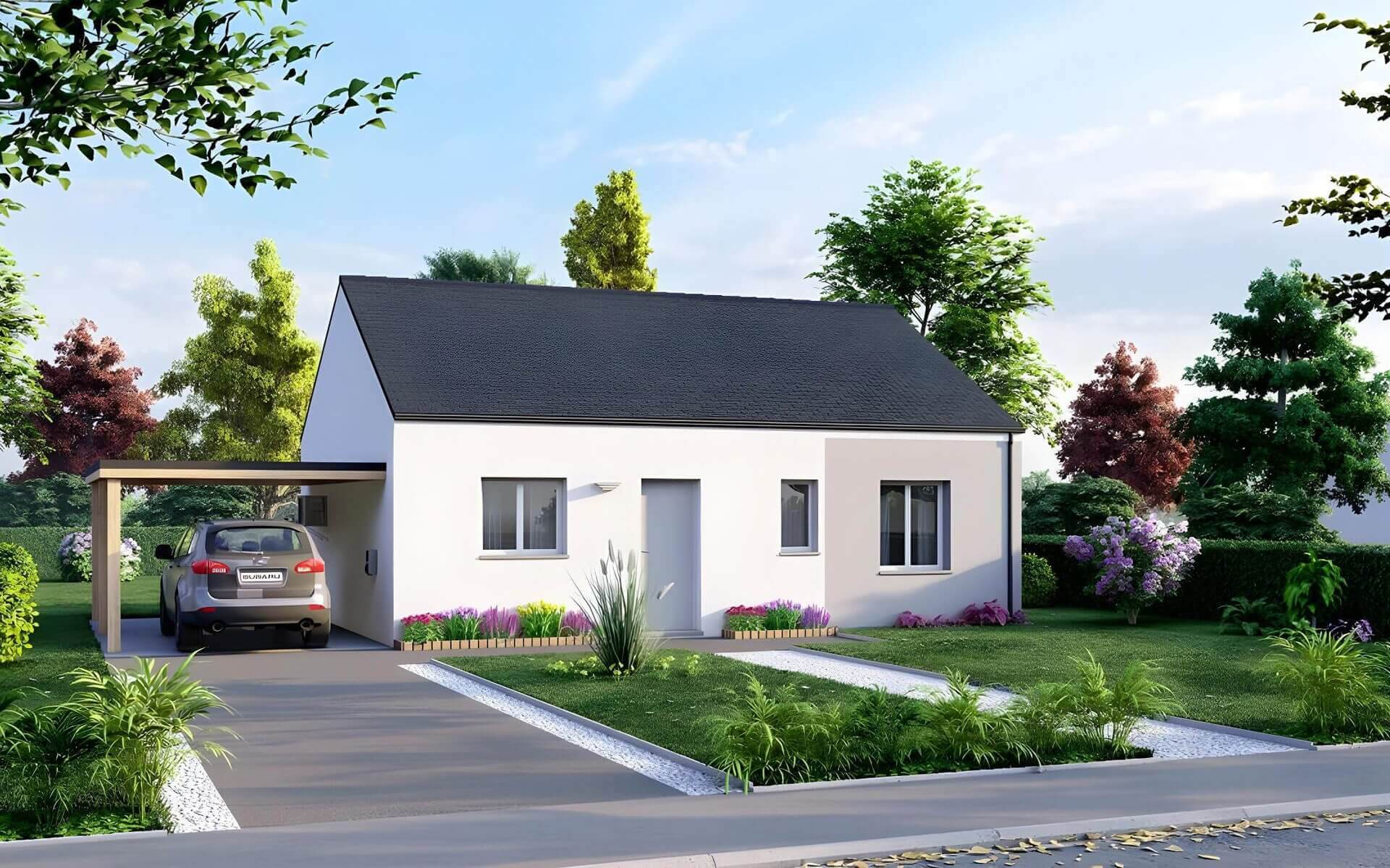Maison contemporaine Smart Home 2 chambres 63m²