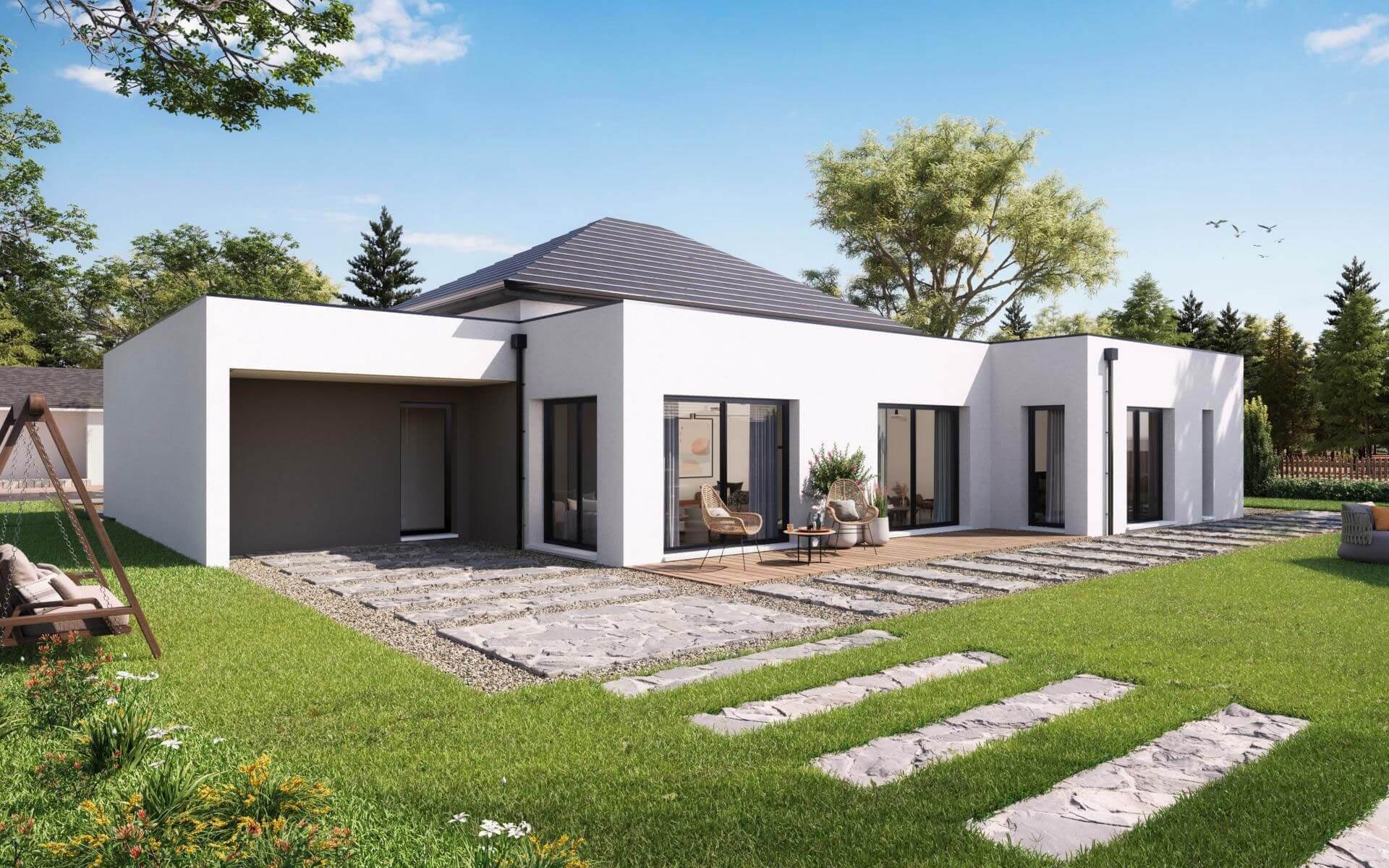 Maison plain-pied 3 chambres 149m² haut de gamme
