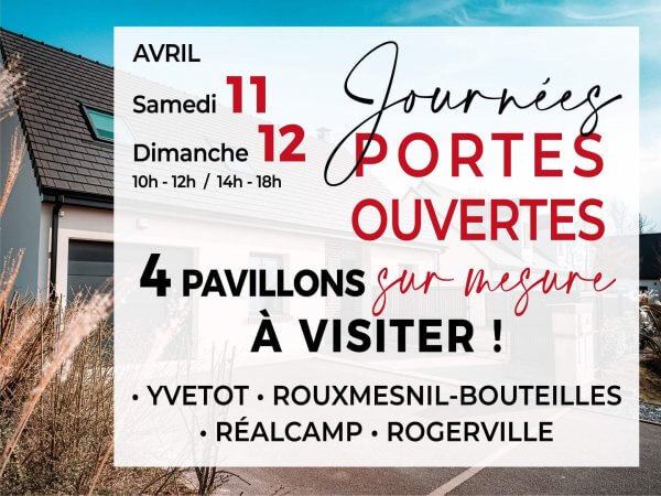 Portes ouvertes Habitat Concept : 4 maisons à visiter les 11 et 12 avril 2026 !