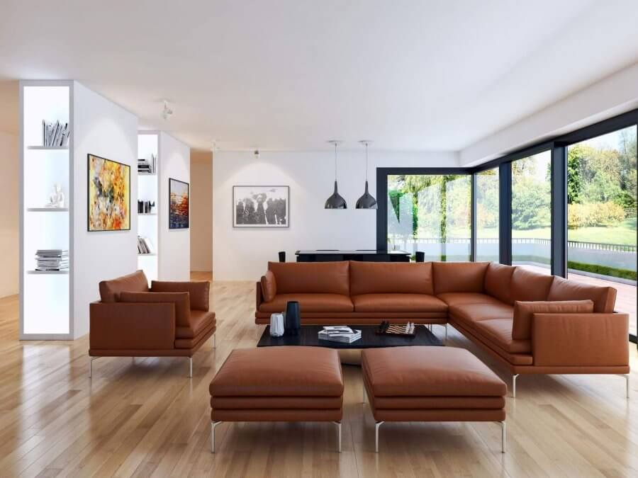 Comment aménager un grand salon dans une maison neuve ?