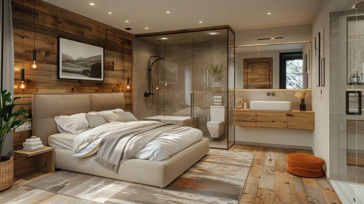 Suite parentale avec salle d'eau complète