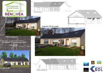 Projet d'extension de maison avec Rénovéa
